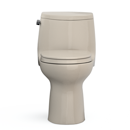 TOTO MS604124CEFG#03 Ultramax Ii One-Piece Elongated 1.28 Gpf Universal Height Toilet With Cefiontect And Ss124 Softclose Seat - Bone