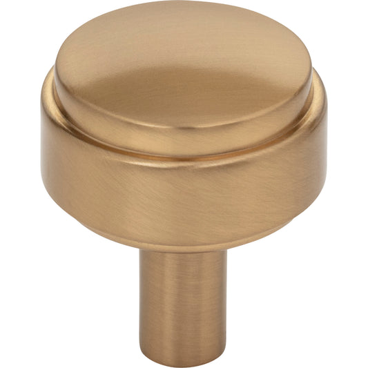 JEFFREY ALEXANDER 885SBZ Hayworth 1-1/8" Diameter Mushroom Knob - Satin Bronze