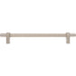 JEFFREY ALEXANDER 598-18SN Larkin Knurled Center 18" Center-to-Center Appliance Pull - Satin Nickel