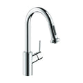 HANSGROHE 04286000 Talis S² Prep Kitchen Faucet, 2-Spray Pull-Down, 1.75 GPM - Chrome