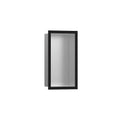 HANSGROHE 56094670 XtraStoris Individual Wall Niche Brushed Stainless Steel with Design Frame 12"x 6"x 4" - Matte Black