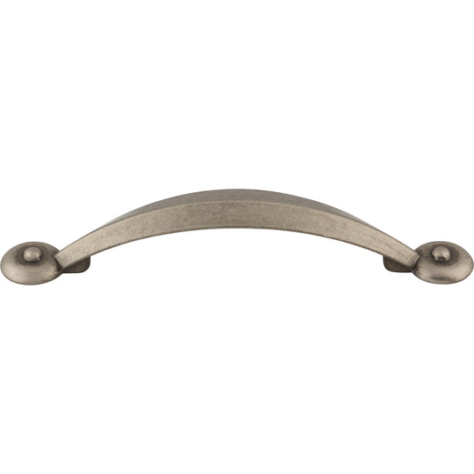 TOP KNOBS M1238 Angle 3 3/4" Center to Center Bar Pull - Pewter Antique