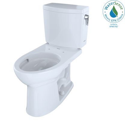 TOTO CST454CUFRG#01 Drake Ii 1G Two-Piece Elongated 1.0 Gpf Universal Height Toilet With Cefiontect And Right-Hand Trip Lever - Cotton White