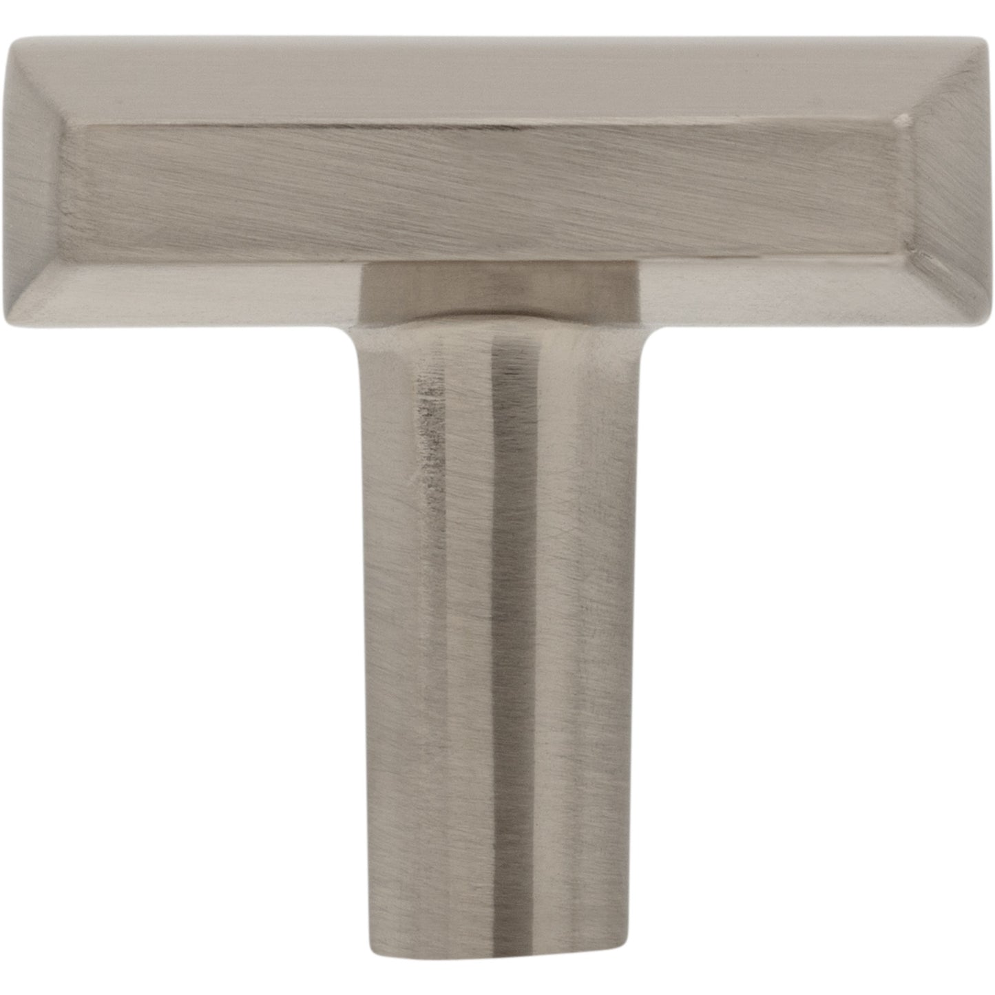 ELEMENTS 641SN William 1-1/4" Length Square Knob - Satin Nickel