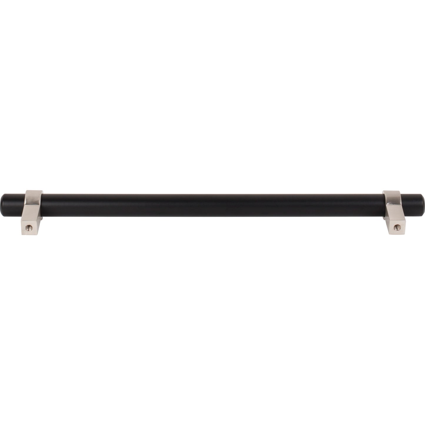 JEFFREY ALEXANDER 5224MBSN Key Grande 224 mm Center-to-Center Bar Pull - Matte Black w/Satin Nickel