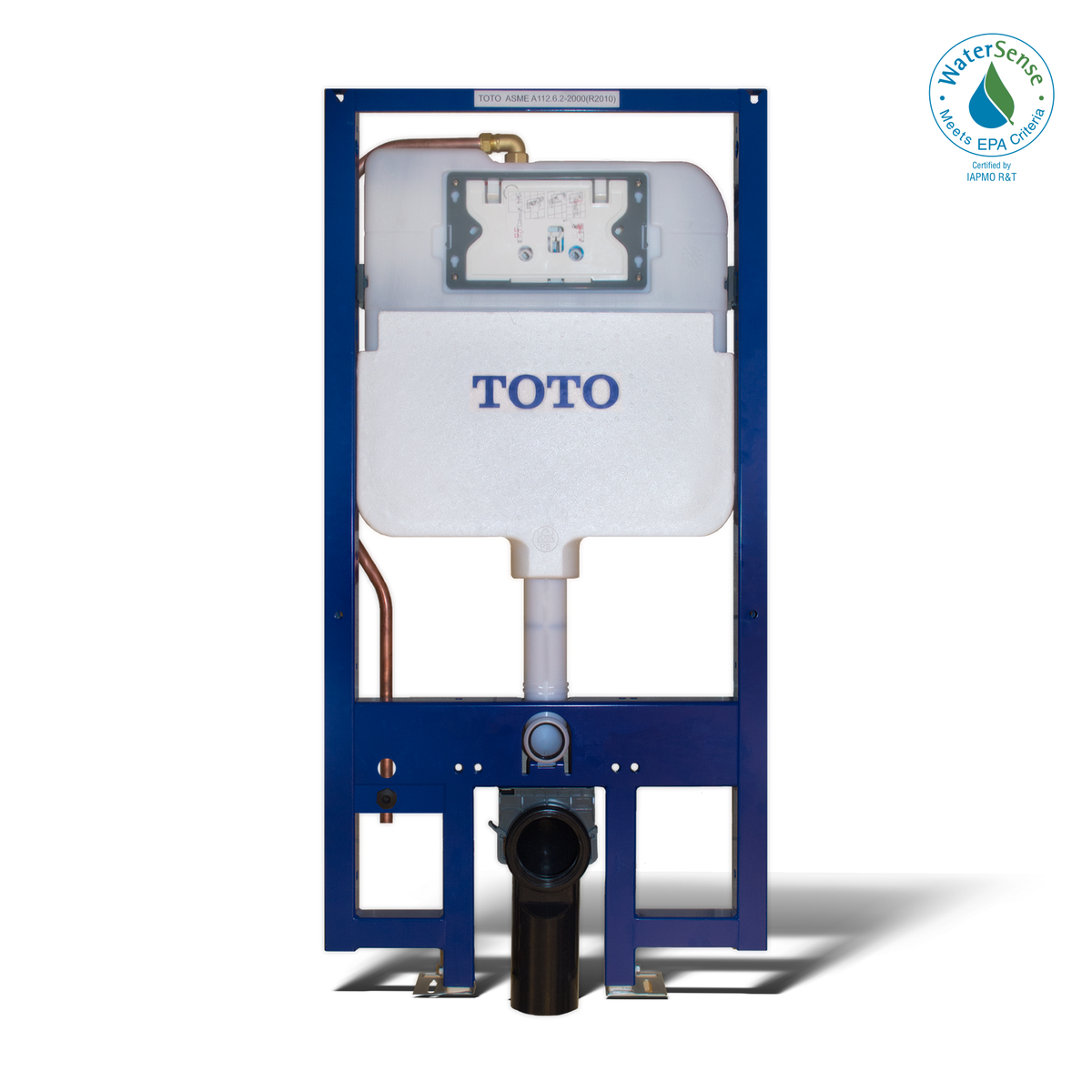 TOTO WT173M Duofit In-Wall Dual Flush 1.28 And 0.9 Gpf Tank System -