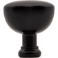 JEFFREY ALEXANDER 686MB Southerland 1-1/4" Length Round Knob - Matte Black