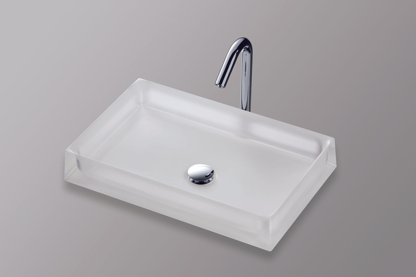 TOTO LLT151#61 Luminist Rectangular Vessel Bathroom Sink , Frosted White