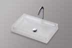 TOTO LLT151#61 Luminist Rectangular Vessel Bathroom Sink - Frosted White