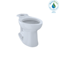TOTO C244EF#01 Entrada Universal Height Elongated Toilet Bowl - Cotton White