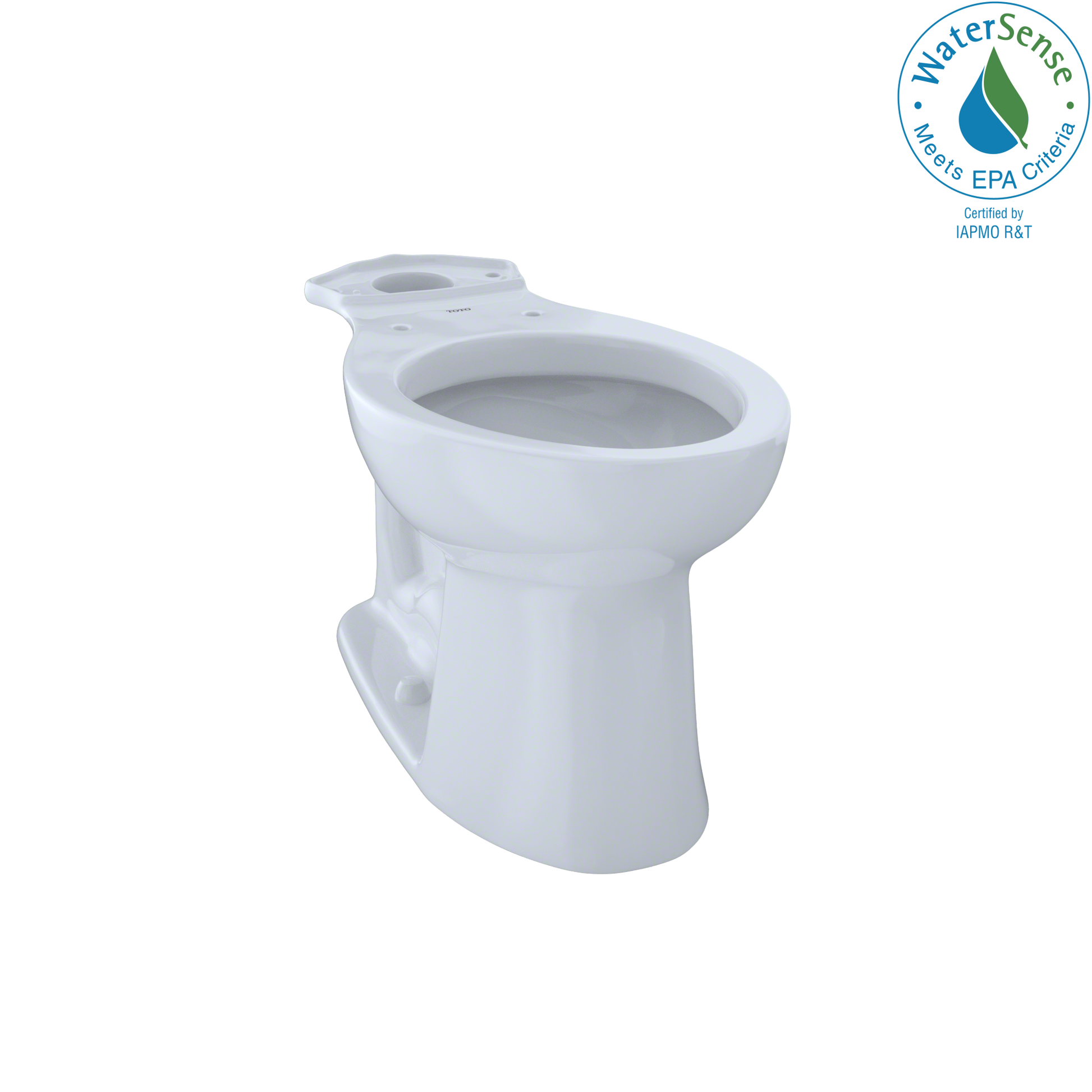 TOTO C244EF#01 Entrada Universal Height Elongated Toilet Bowl - Cotton White
