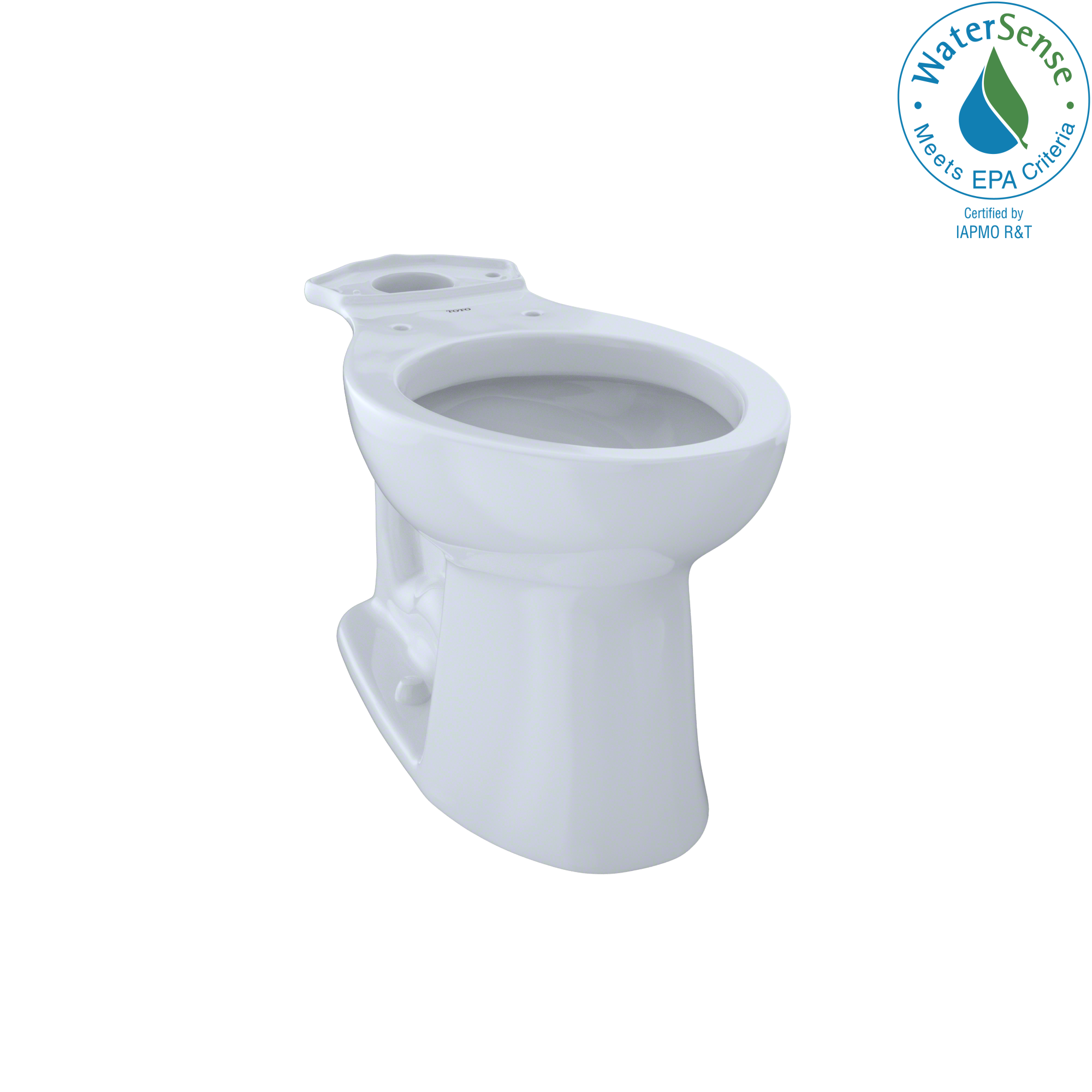 TOTO C244EF#01 Entrada Universal Height Elongated Toilet Bowl - Cotton White