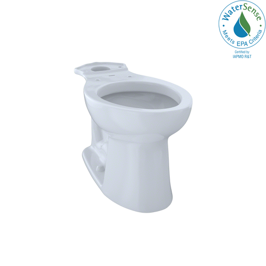 TOTO C244EF#01 Entrada Universal Height Elongated Toilet Bowl - Cotton White