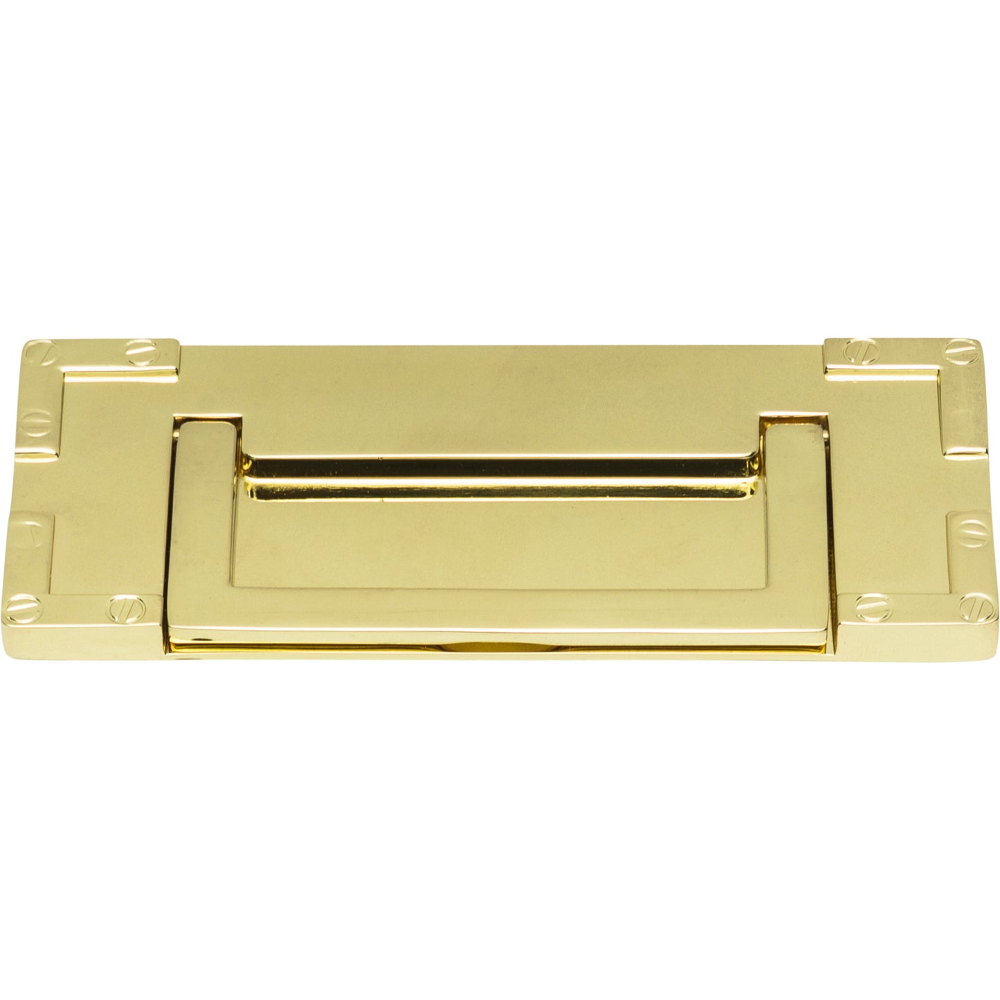 ATLAS 380-PB Campaign 3" Center to Center Drop Handle - Polished Brass