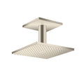AXOR 35319821 ShowerSolutions Showerhead 250 Square 2-Jet Ceiling Connection, 1.75 GPM - Brushed Nickel