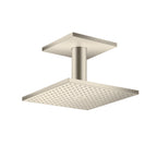 AXOR 35319821 ShowerSolutions Showerhead 250 Square 2-Jet Ceiling Connection, 1.75 GPM - Brushed Nickel