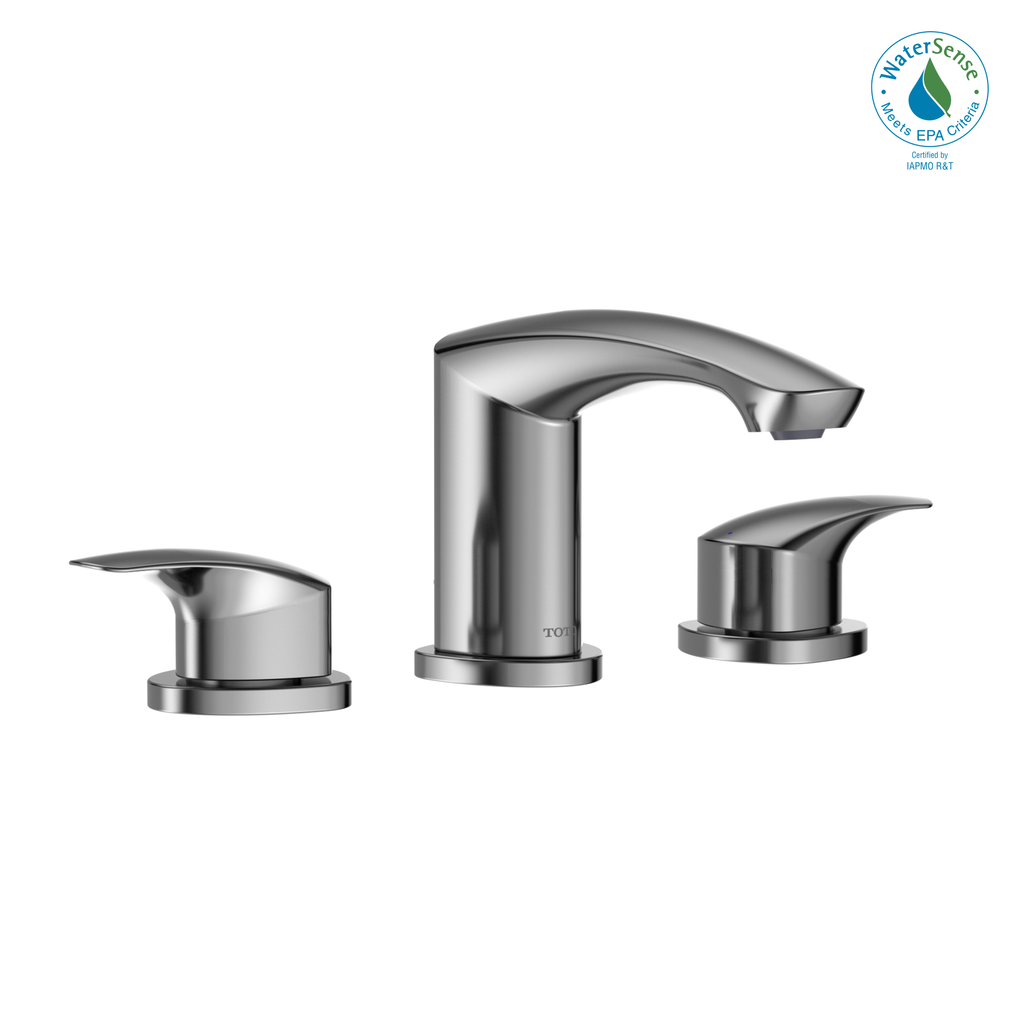 TOTO TLG09201U#CP Gm 1.2 Gpm Two Handle Widespread Bathroom Sink Faucet - Polished Chrome