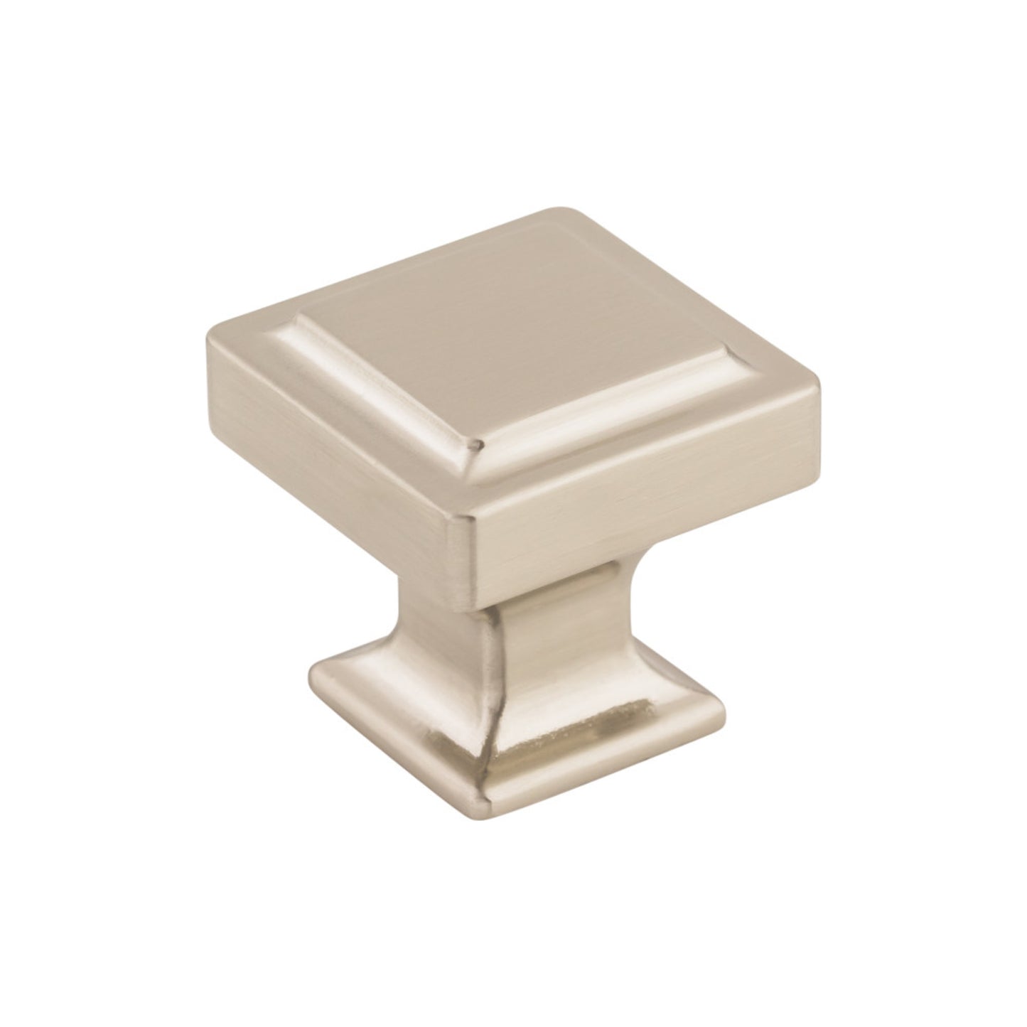 TOP KNOBS TK702BSN Ascendra 1 1/4" Length Square Knob - Brushed Satin Nickel