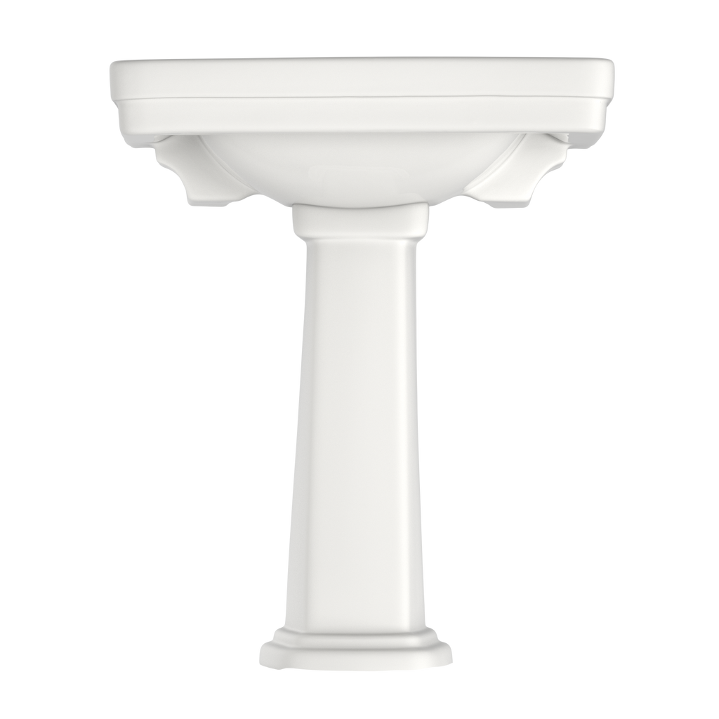 TOTO LPT530N#11 Promenade 27-1/2" X 22-1/4" Rectangular Pedestal Bathroom Sink For Single Hole Faucets - Colonial White