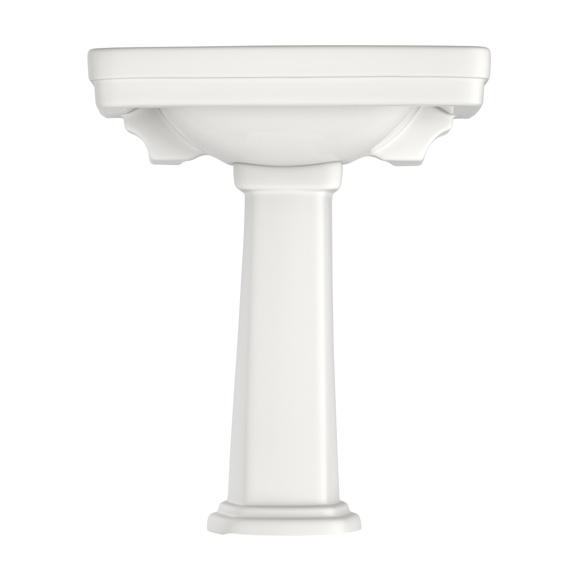 TOTO LPT530.8N#11 Promenade 27-1/2" X 22-1/4" Rectangular Pedestal Bathroom Sink For 8 Inch Center Faucets - Colonial White