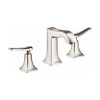 HANSGROHE 31073831 Metris C Widespread Faucet 100 with Pop-Up Drain, 1.2 GPM - Polished Nickel