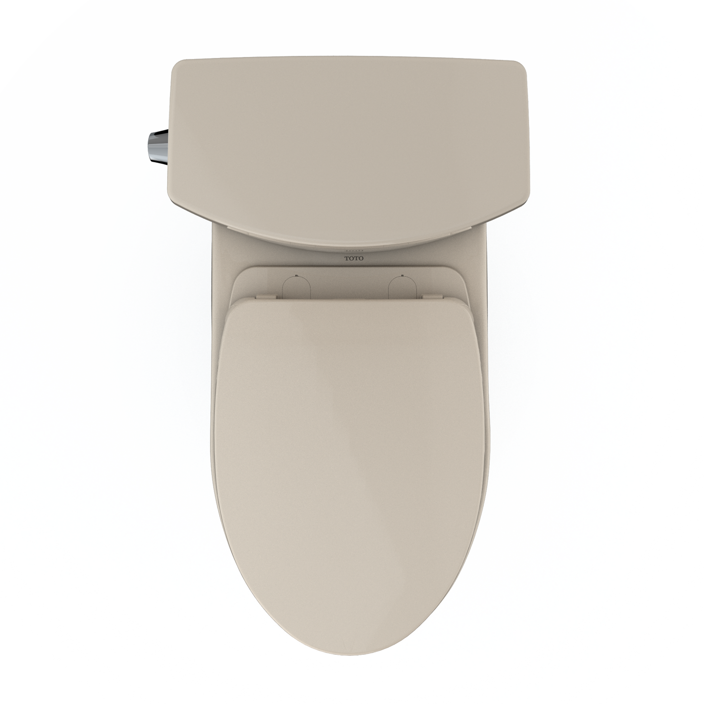 TOTO MS454124CUFG#03 Drake II 1G Two-Piece Elongated 1.0 GPF Universal Height Toilet with CEFIONTECT and SS124 SoftClose Seat , Bone