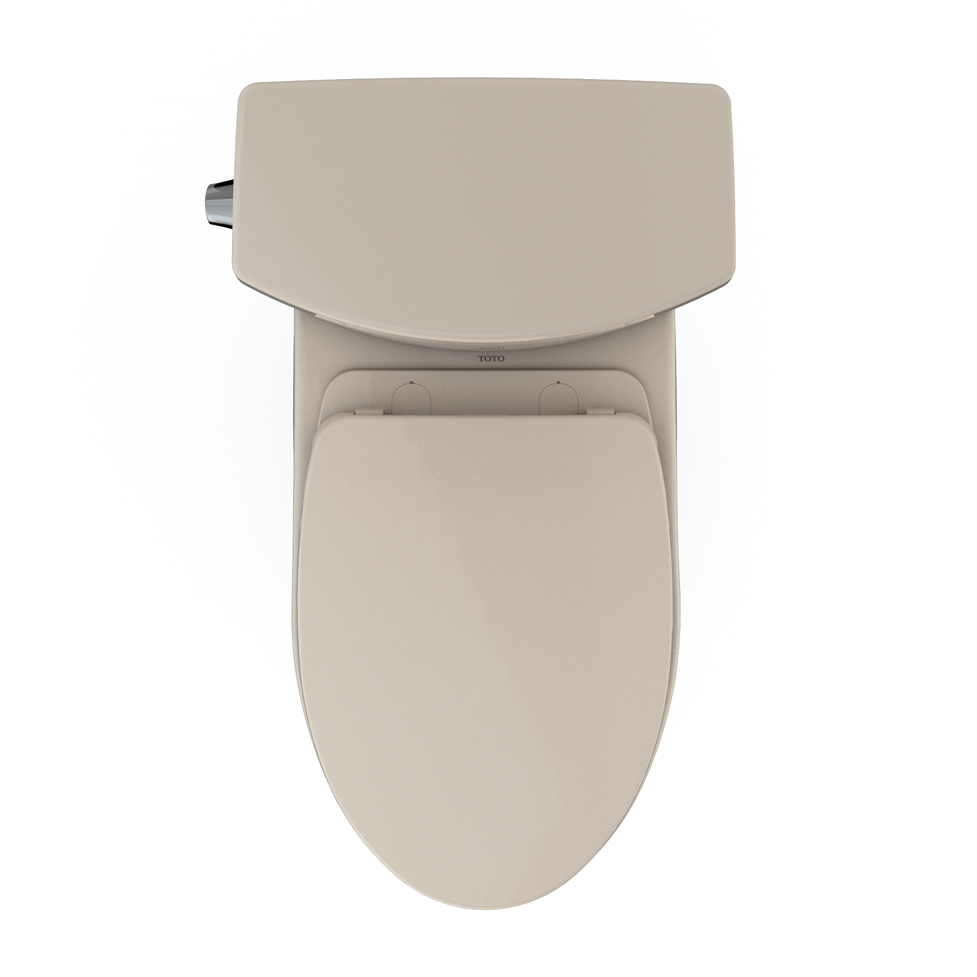 TOTO MS454124CUFG#03 Drake Ii 1G Two-Piece Elongated 1.0 Gpf Universal Height Toilet With Cefiontect And Ss124 Softclose Seat - Bone