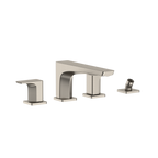 TOTO TBG07202U#BN Ge Two-Handle Deck-Mount Roman Tub Filler Trim With Handshower - Brushed Nickel
