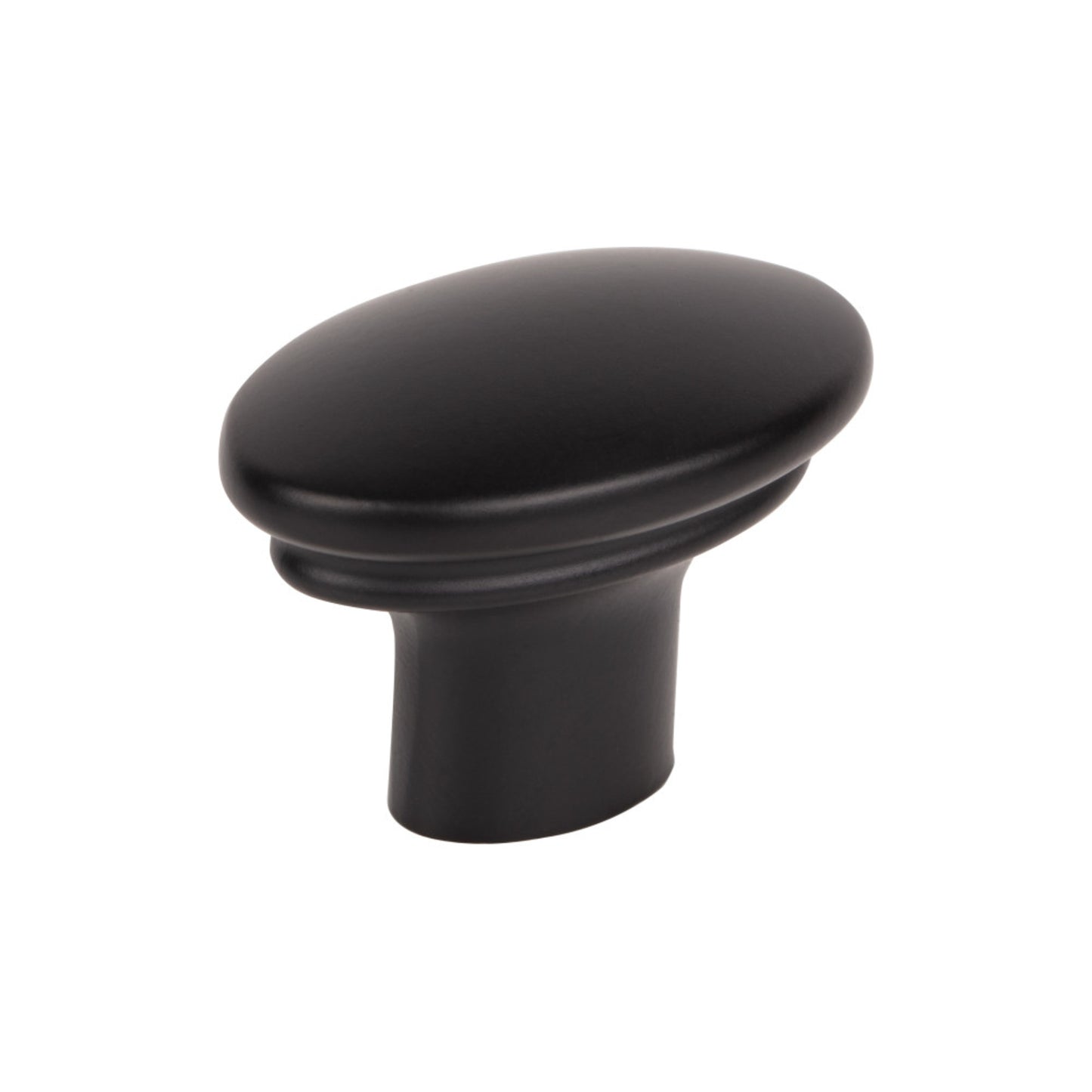 TOP KNOBS TK3051BLK Julian 1 3/8" Length Oval Knob - Flat Black