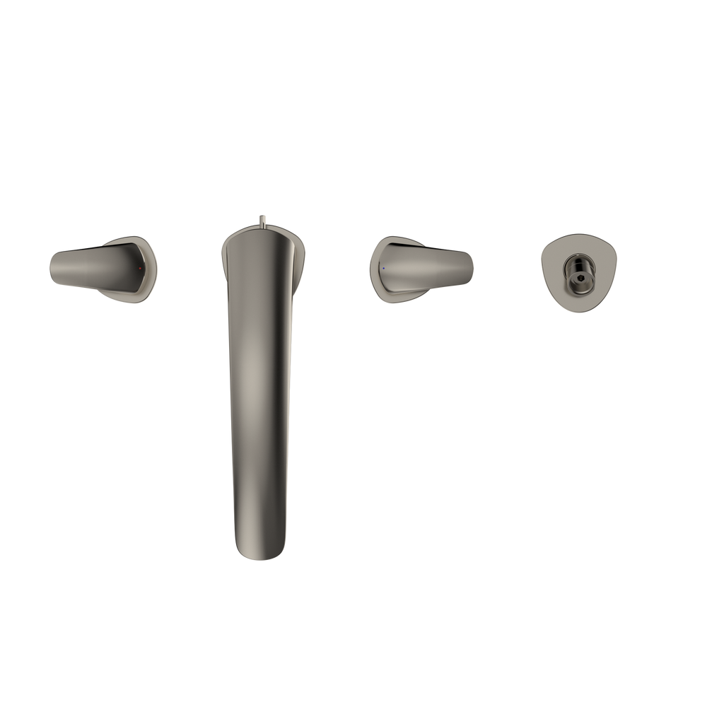 TOTO TBG09202U#PN Gm Two-Handle Deck-Mount Roman Tub Filler Trim With Handshower - Polished Nickel