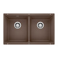 BLANCO 516323 Precis Precis SILGRANIT 29" 50/50 Double Bowl Undermount Kitchen Sink - Cafe in Cafe