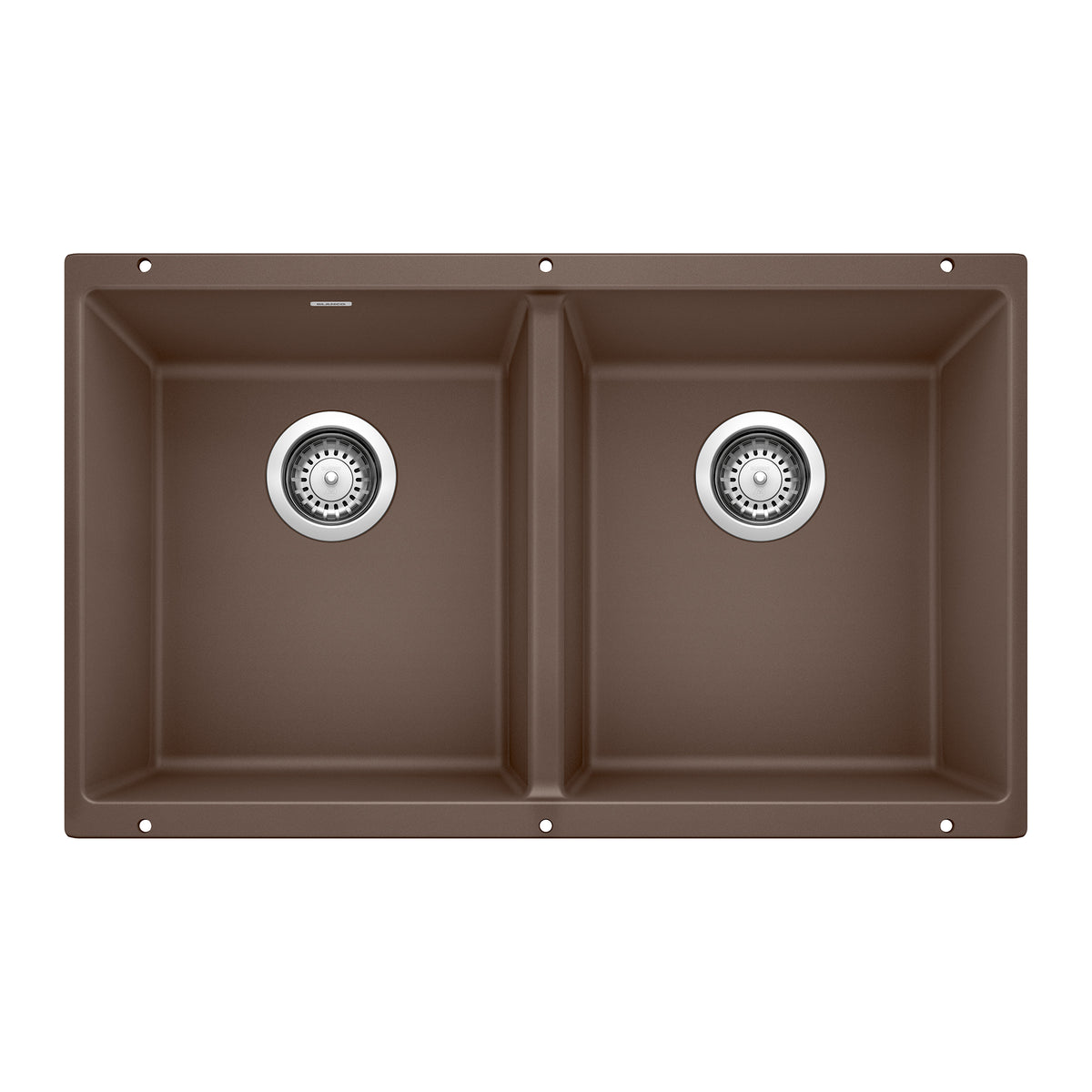 BLANCO 516323 Precis Precis SILGRANIT 29" 50/50 Double Bowl Undermount Kitchen Sink - Cafe in Cafe
