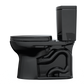 TOTO MS454124CUF#51 Drake II 1G Two-Piece Elongated 1.0 GPF Universal Height Toilet with SS124 SoftClose Seat , Ebony