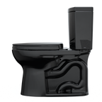 TOTO MS454124CUF#51 Drake Ii 1G Two-Piece Elongated 1.0 Gpf Universal Height Toilet With Ss124 Softclose Seat - Ebony