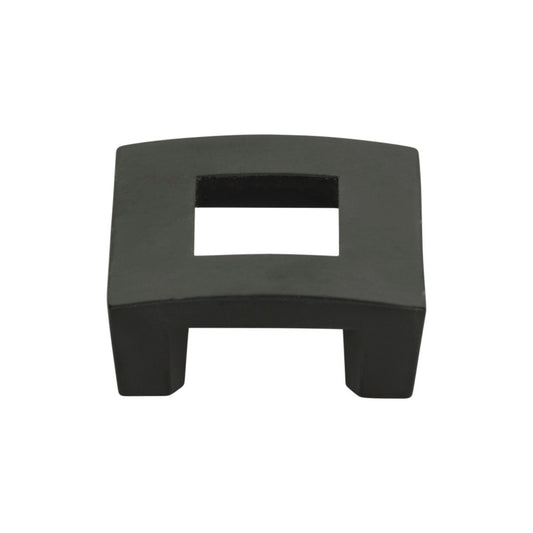 ATLAS 255-BL Centinel 1 3/4" Length Square Knob - Matte Black