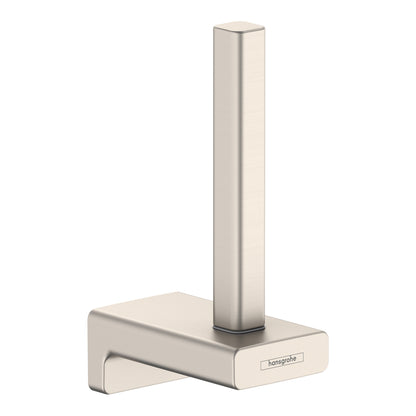 HANSGROHE 41756820 AddStoris Spare Toilet Paper Holder - Brushed Nickel