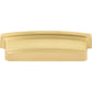 JEFFREY ALEXANDER 141-96BG Renzo 96 mm Center-to-Center Cup/Bin Pull - Brushed Gold