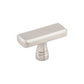 TOP KNOBS TK851BSN Kingsbridge 1 7/8" Length Rectangle Knob - Brushed Satin Nickel