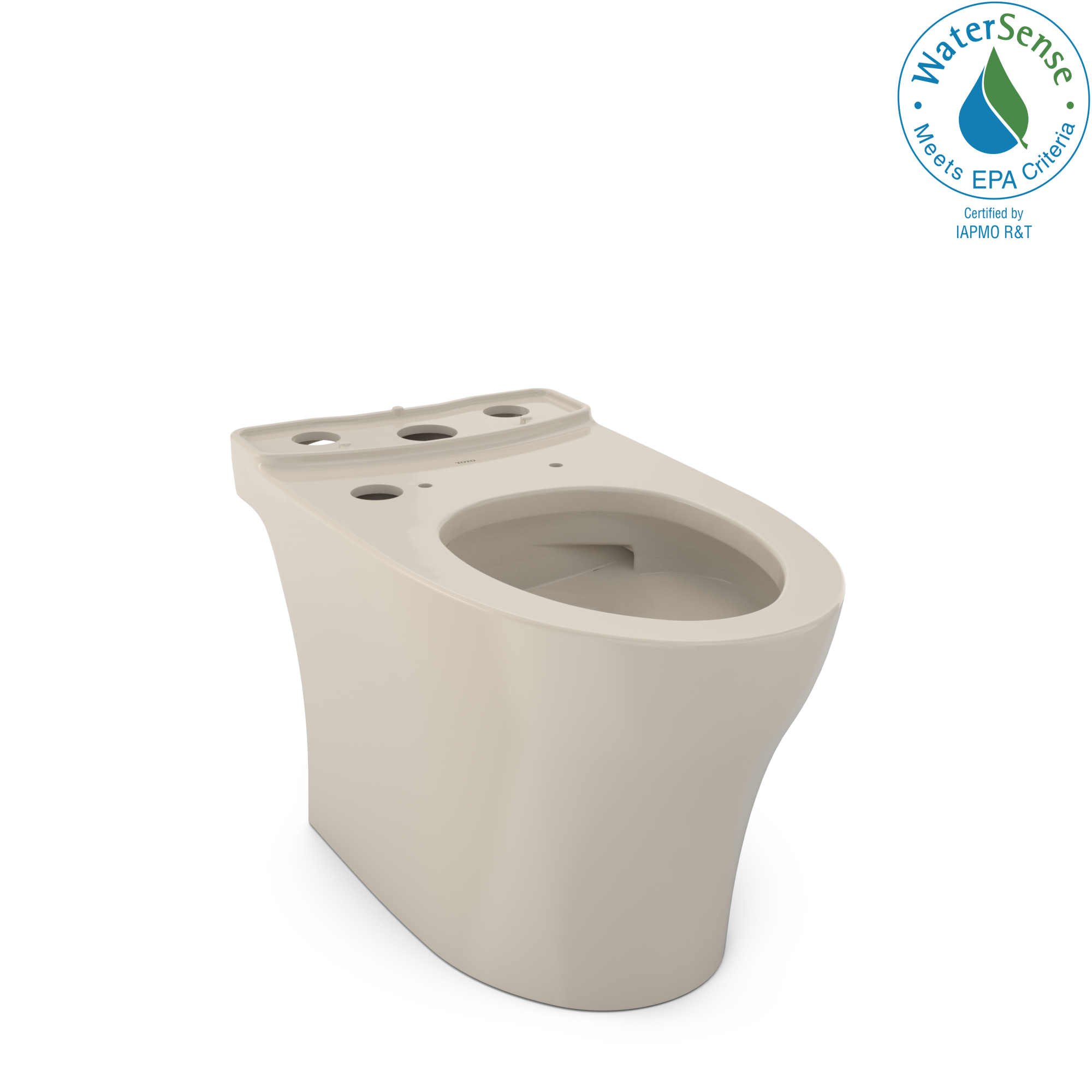 TOTO CT446CEGNT40#03 Aquia Iv Washlet+ Elongated Skirted Toilet Bowl With Cefiontect - Bone