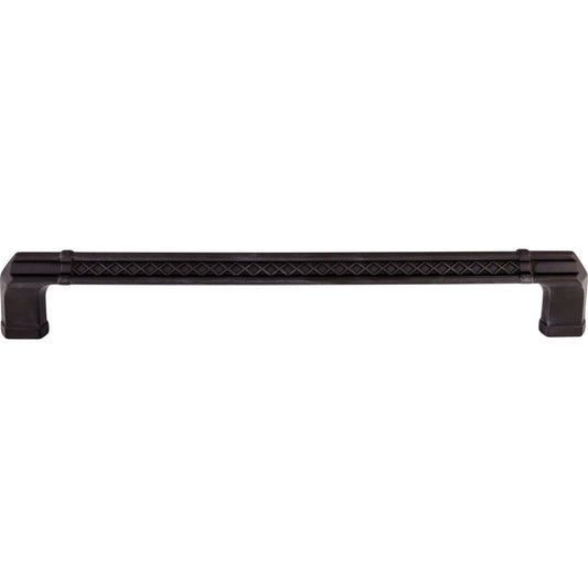 TOP KNOBS TK208SAB Tower Bridge 12" Center to Center Appliance Pull - Sable