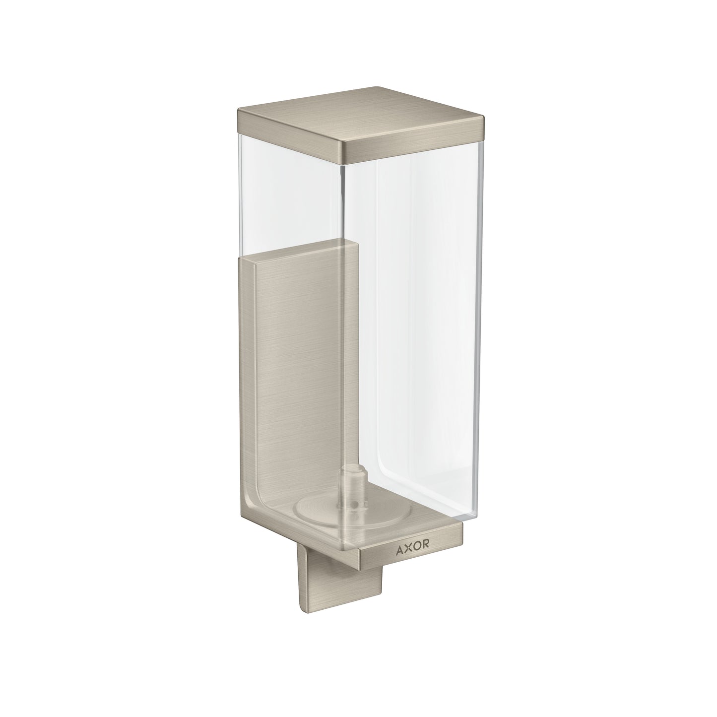 AXOR 42610820 Universal Rectangular Soap Dispenser - Brushed Nickel