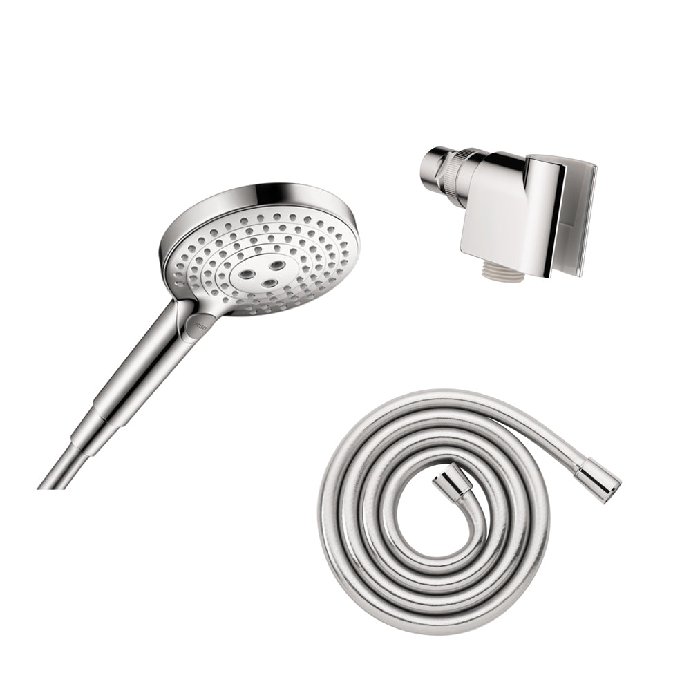 HANSGROHE 04913000 Raindance Select S Handshower Set 120 3-Jet PowderRain, 2.5 GPM - Chrome