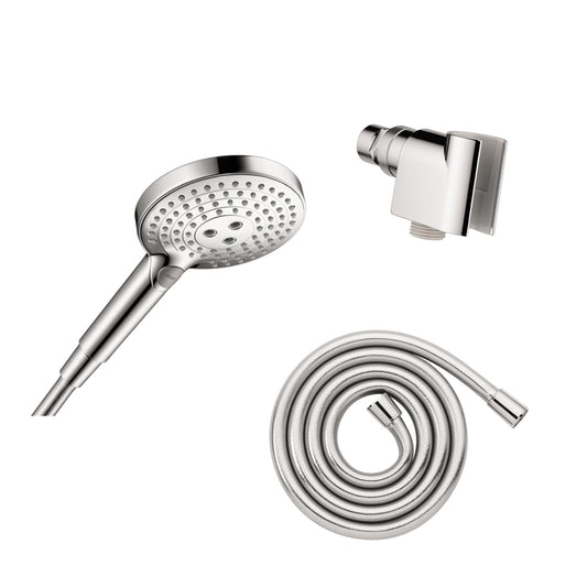 HANSGROHE 04913000 Raindance Select S Handshower Set 120 3-Jet PowderRain, 2.5 GPM - Chrome
