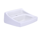 TOTO LT307#01 Commercial Wall-Mount Bathroom Sink For Single Hole Faucets -