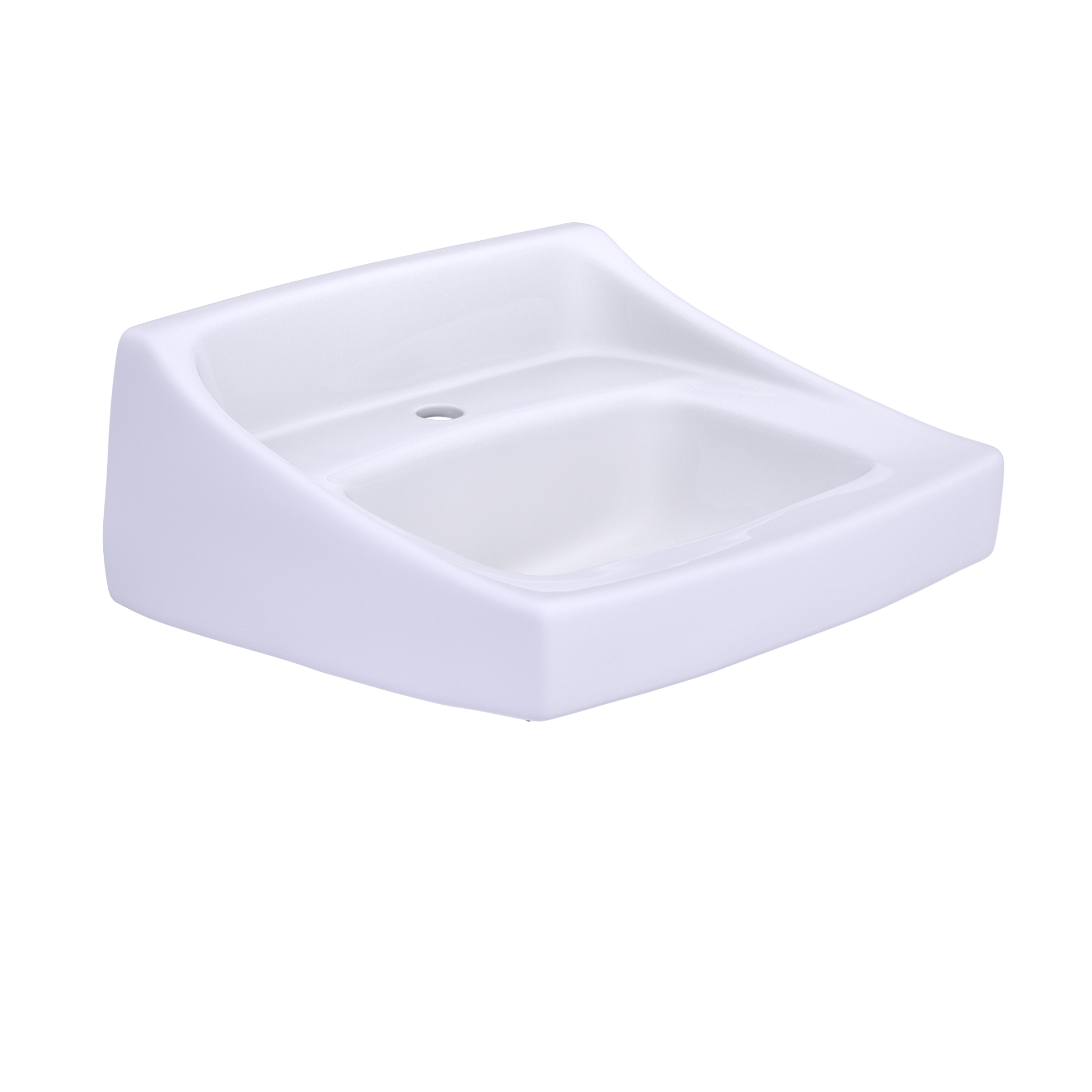 TOTO LT307#01 Commercial Wall-Mount Bathroom Sink For Single Hole Faucets -