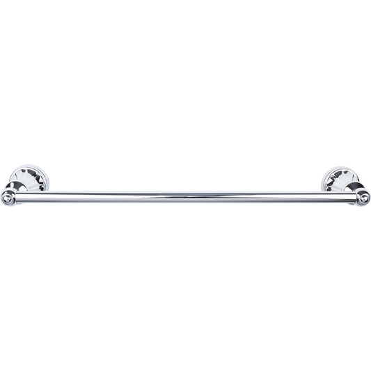 TOP KNOBS HUD8PC TOP BATH (R) Hudson Bath Single 26 1/4" Wall Mounted Towel Bar - Polished Chrome