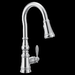 MOEN FS73004 Weymouth Chrome one-handle pulldown kitchen faucet, Chrome