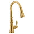 MOEN FS73004BG Weymouth Pulldown Kitchen 3 In 1 Water Filtration Faucet - Brushed Gold