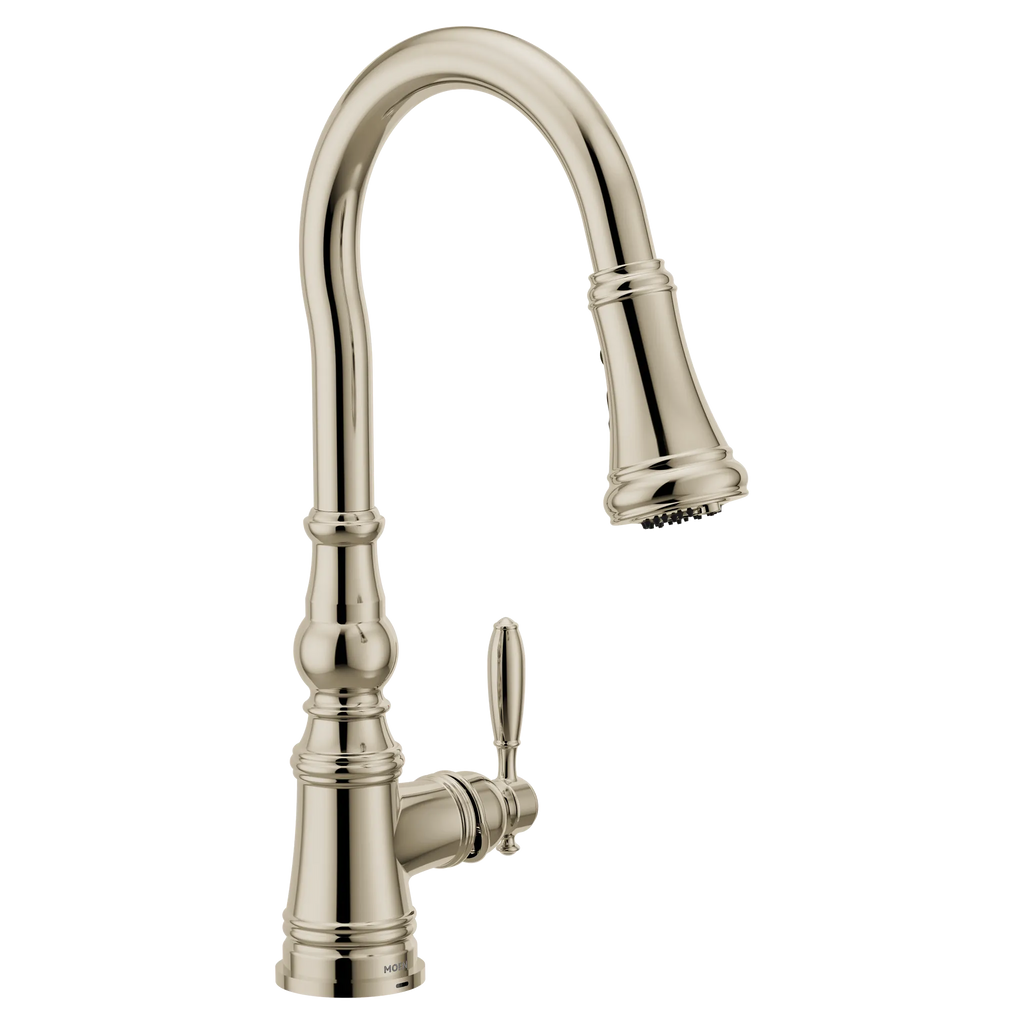 MOEN FS73004NL Weymouth Pulldown Kitchen 3 In 1 Water Filtration Faucet - Polished Nickel