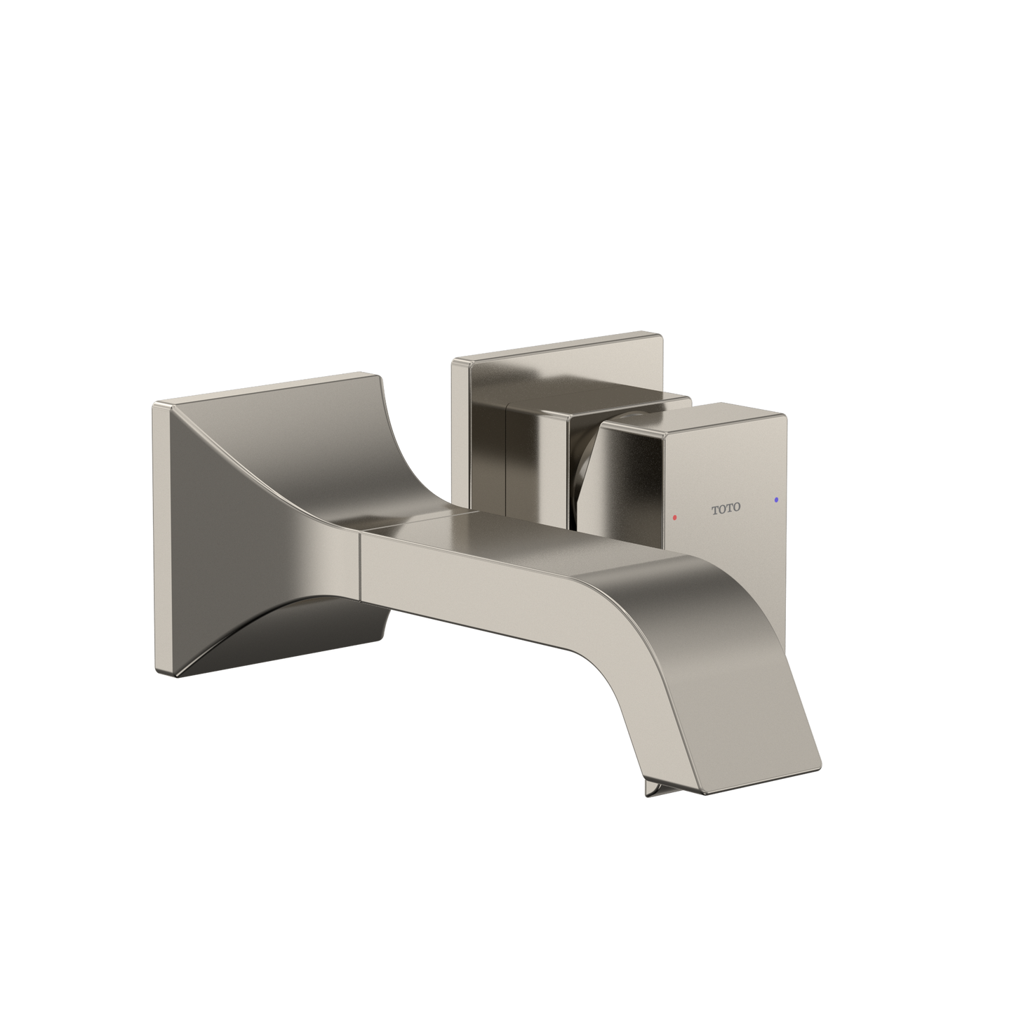 TOTO TLG08307U#PN GC 1.2 GPM Wall-Mount Single-Handle Bathroom Faucet with COMFORT GLIDE Technology , Polished Nickel